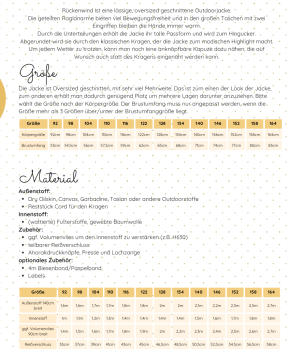 Preview: Lotte & Ludwig Papierschnittmuster - Rückenwind Kids